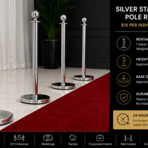 Stanchions Pole Rental